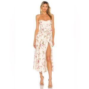 V. Chapman Valentina MIDI Dress in English Rose size 8
